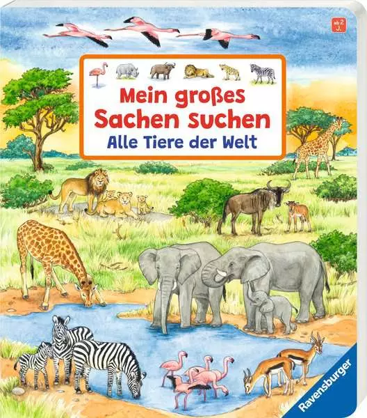 Ravensberger Matratzen Mein großes Sachen suchen: Alle Tiere der Welt