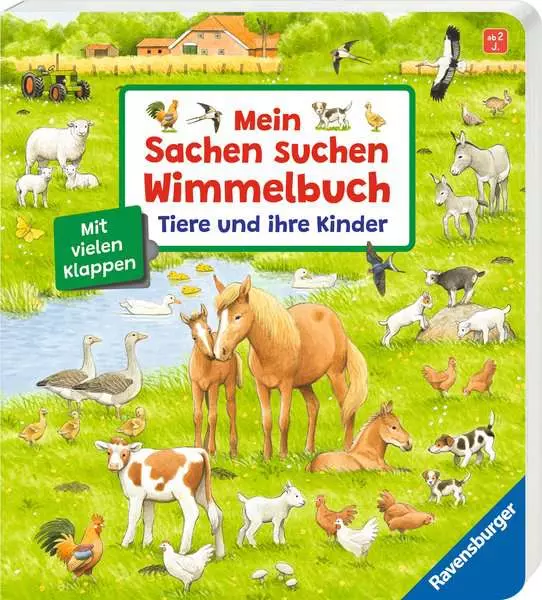 Ravensberger Matratzen Mein Sachen suchen Wimmelbuch: Tiere und ihre Kinder