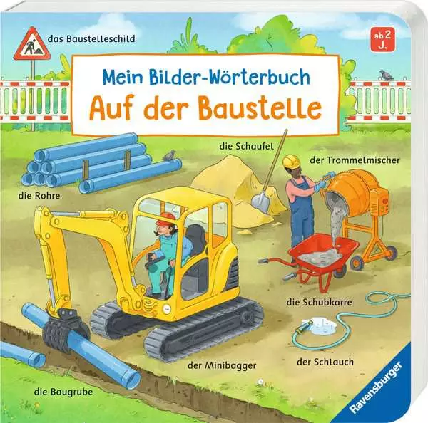 Ravensberger Matratzen Mein Bilder-Wörterbuch: Auf der Baustelle