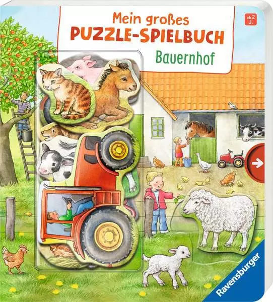 Ravensberger Matratzen Mein großes Puzzle-Spielbuch: Bauernhof