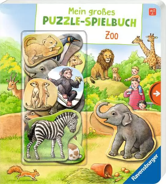 Ravensberger Matratzen Mein großes Puzzle-Spielbuch: Zoo