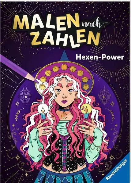 Ravensberger Matratzen Malen nach Zahlen: Hexen-Power