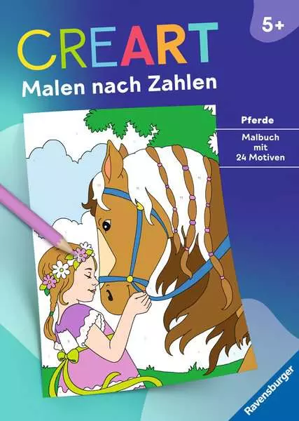 Ravensberger Matratzen CreArt Malen nach Zahlen ab 5: Pferde