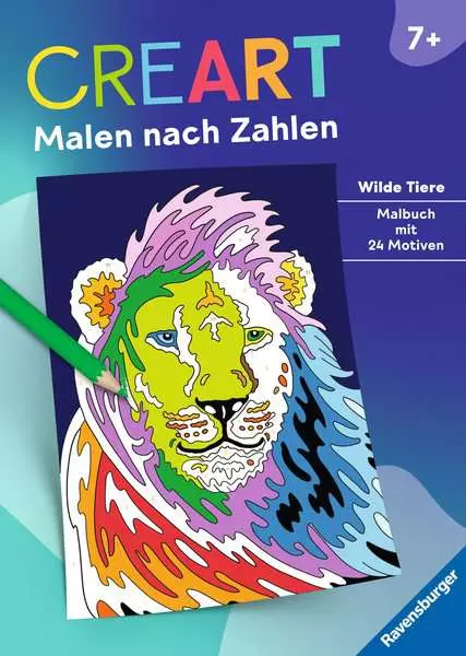 Ravensberger Matratzen CreArt Malen nach Zahlen ab 7: Wilde Tiere