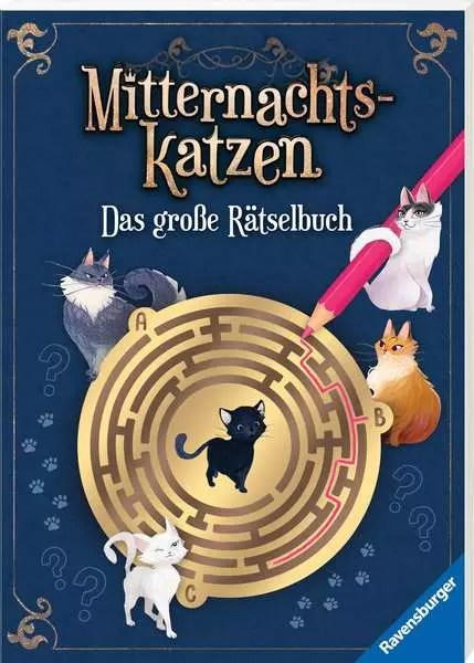 Ravensberger Matratzen Mitternachtskatzen: Das große Rätselbuch