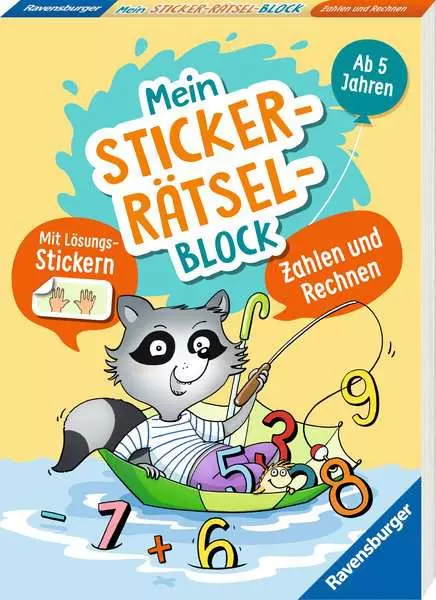 Ravensberger Matratzen Mein Stickerrätselblock: Zahlen und Rechnen