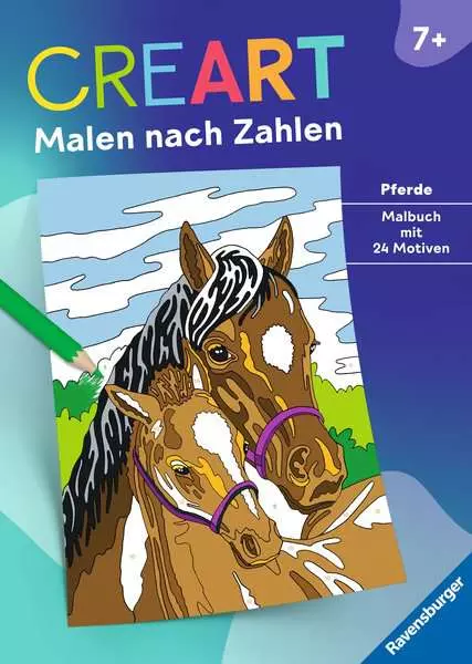 Ravensberger Matratzen CreArt Malen nach Zahlen ab 7: Pferde