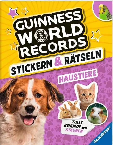 Ravensberger Matratzen Ravensburger Guinness World Records: Stickern & Rätseln - Haustiere