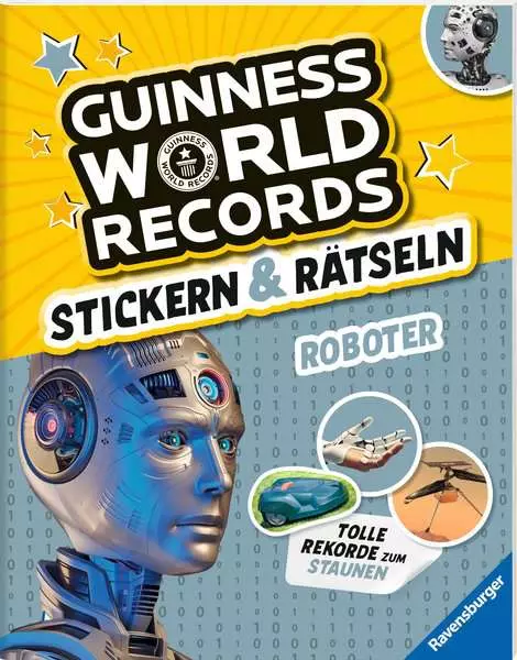 Ravensberger Matratzen Ravensburger Guinness World Records: Stickern & Rätseln – Roboter