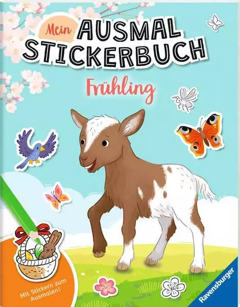 Ravensberger Matratzen Mein Ausmalstickerbuch: Frühling