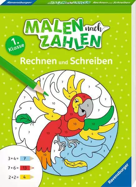 Ravensberger Matratzen Malen nach Zahlen, 1. Kl.: Rechnen und Schreiben