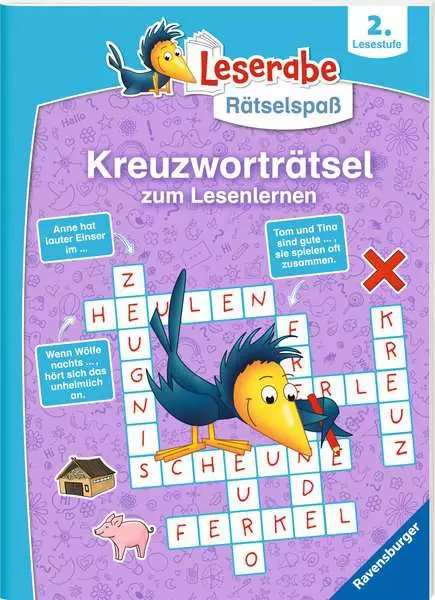 Ravensberger Matratzen Leserabe: Kreuzworträtsel zum Lesenlernen (2. Lesestufe)