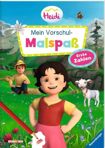 Ravensberger Matratzen Heidi: Mein Vorschul-Malspaß Erste Zahlen