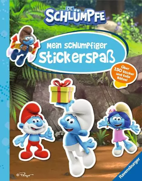 Ravensberger Matratzen Die Schlümpfe: Mein schlumpfiger Stickerspaß