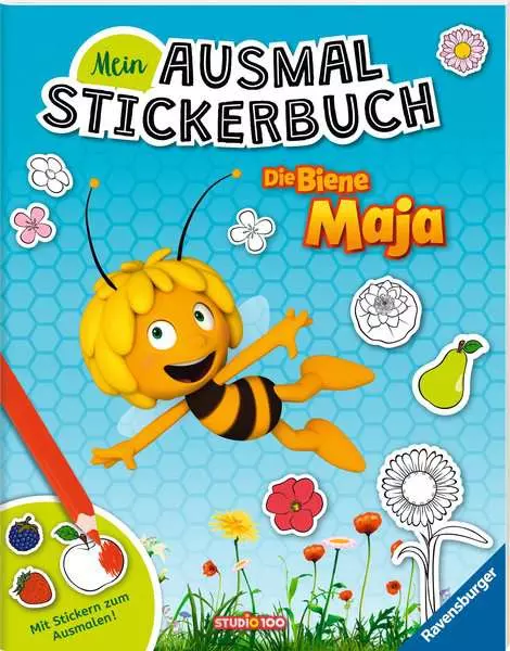 Ravensberger Matratzen Mein Ausmalstickerbuch: Die Biene Maja