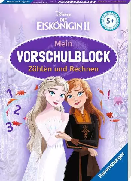 Ravensberger Matratzen Disney Die Eiskönigin 2 Mein Vorschulblock: Zählen und Rechnen