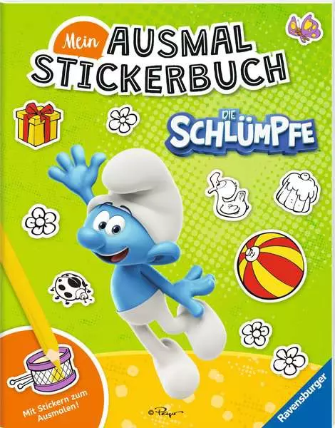 Ravensberger Matratzen Mein Ausmalstickerbuch: Die Schlümpfe