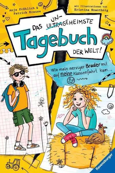 Ravensberger Matratzen Das ungeheimste Tagebuch der Welt!, Band 3: Wie mein nerviger Bruder mit auf meine Klassenfahrt kam …