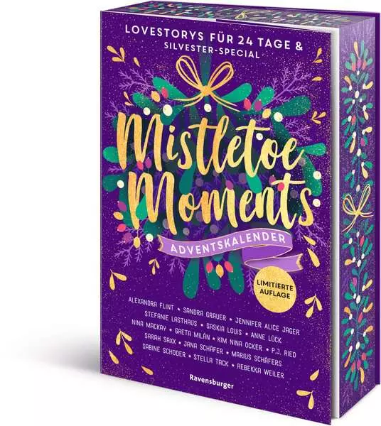 Ravensberger Matratzen Ravensburger Mistletoe Moments. Ein Adventskalender. Lovestorys für 24 Tage plus Silvester-Special