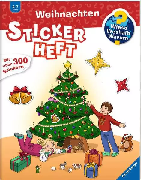 Ravensberger Matratzen Ravensburger Wieso? Weshalb? Warum? Stickerheft: Weihnachten