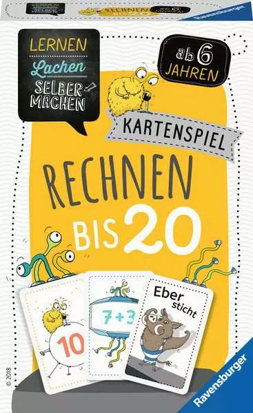 Ravensberger Matratzen Lernen Lachen Selbermachen: Kartenspiel Rechnen bis 20 - Kartenspiel ab 6 Jahren