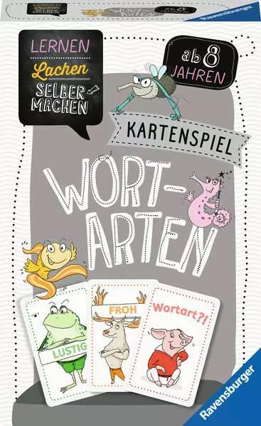 Ravensberger Matratzen Lernen Lachen Selbermachen: Wortarten - Kartenspiel ab 8 Jahren