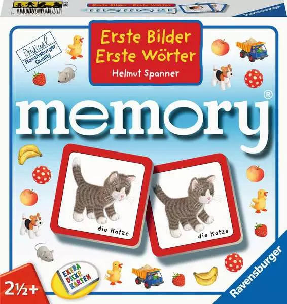 Ravensberger Matratzen Erste Bilder − Erste Wörter memory® - Kinderspiel ab 2 Jahren